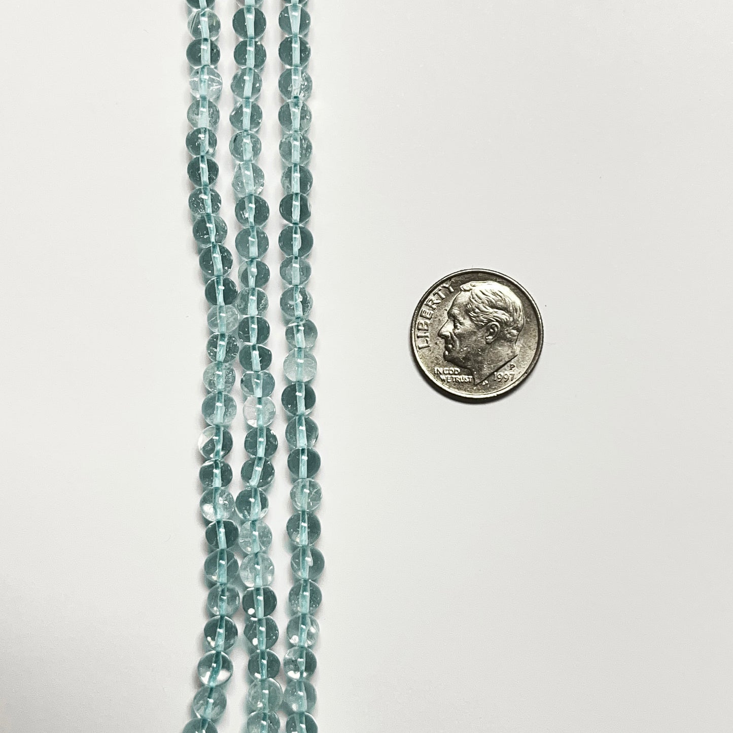 4.6-5mm Smooth Swiss Blue Topaz Round 14.5 inch 80-85 pcs/strand