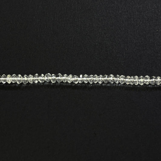 4.5–5mm Faceted Roll Crystal 15 inch 120 pcs/strand
