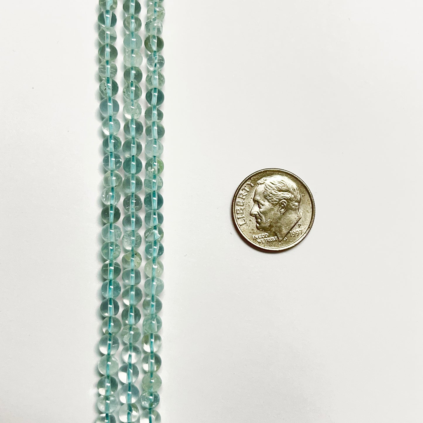 4mm Smooth Swiss Blue Topaz Round 15.5 inch 88-90 pcs/strand