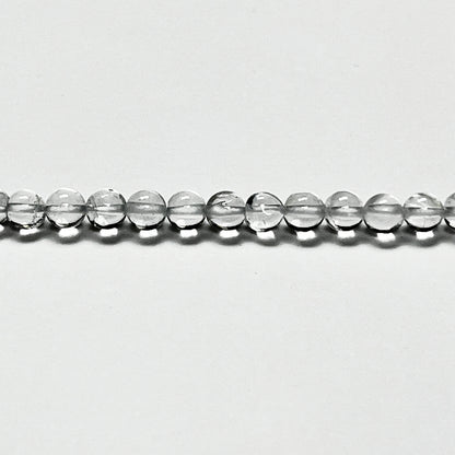 4.1–4.4mm Smooth  Round Clear Quartz 14.2 inch 89 pcs/strand AAA High Quality