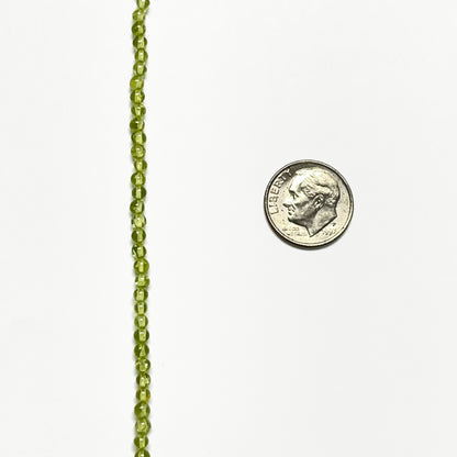 3mm Smooth Round Peridot 14.5 inch 131 pcs/strand AAA High Quality