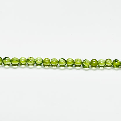 3mm Smooth Round Peridot 14.5 inch 131 pcs/strand AAA High Quality
