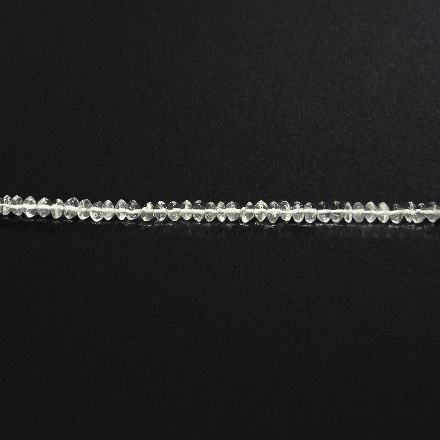 5–5.5mm Plain Rondelle Crystal 14.5 inch 110 pcs/strand AAA High Quality