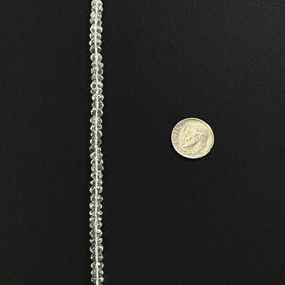 4.5–5mm Faceted Roll Crystal 15 inch 120 pcs/strand