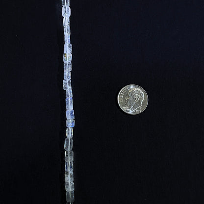 4.5–5mm Square Rainbow Moonstone 14 inch ~63 pcs/strand