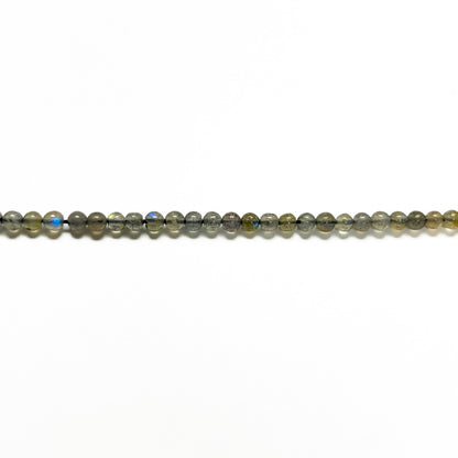 3–3.4mm Round Labradorite 15 inch 139 pcs/strand